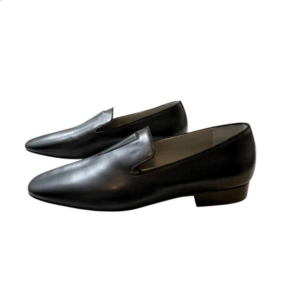 Moses Grace Italian Leather Slip-On Flats | Black | Size 41 | Luxury Designer - Picture 5 of 8